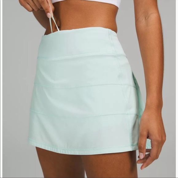 🌿LULULEMON PACE RIVAL SKIRT/SKORT TALL-DELICATE MINT-8🌿 - Picture 3 of 13